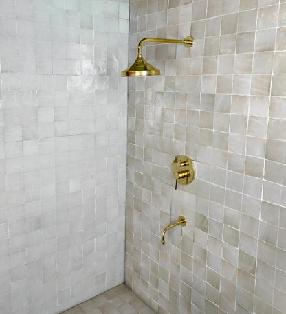 Luxury Architectural Brass Shower System with Tub Spout