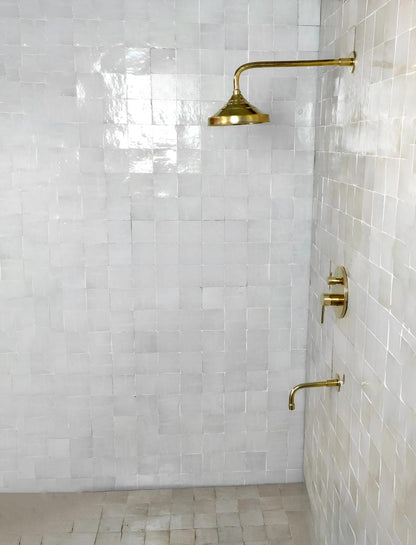 Luxury Architectural Brass Shower System with Tub Spout
