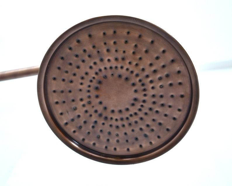 Heritage Engraved Copper Exposed Shower System