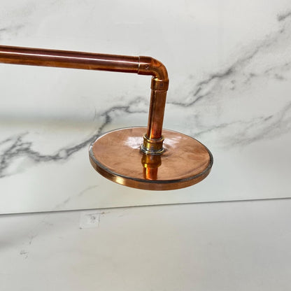 Industrial Raw Copper Overhead Rain Shower Head