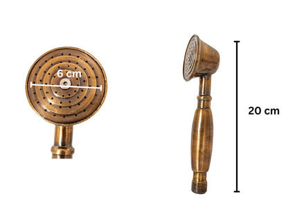 Luxury Antique Brass Handheld Shower Head