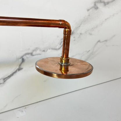 Industrial Raw Copper Overhead Rain Shower Head