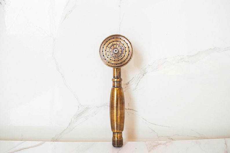 Luxury Antique Brass Handheld Shower Head