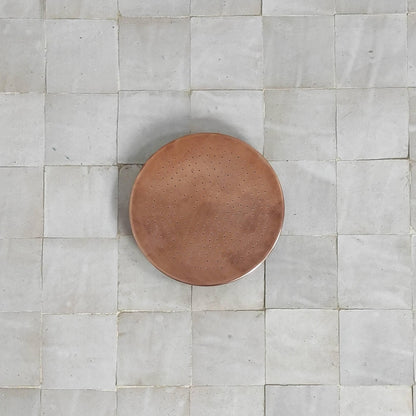 Industrial Raw Copper Overhead Rain Shower Head