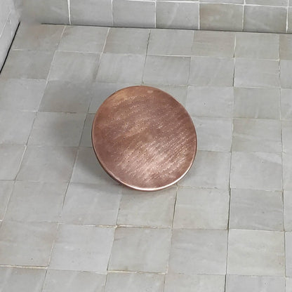 Industrial Raw Copper Overhead Rain Shower Head