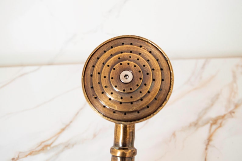 Luxury Antique Brass Handheld Shower Head