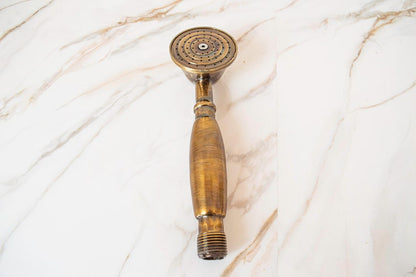 Luxury Antique Brass Handheld Shower Head