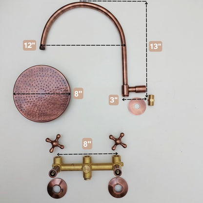 Old World Bronze Shower System
