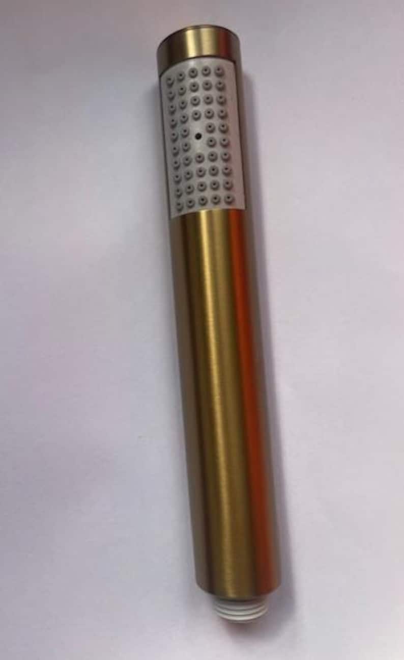 Luxury Brass Handheld Shower Head  Modern Slim Wand