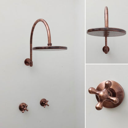 Old World Bronze Shower System