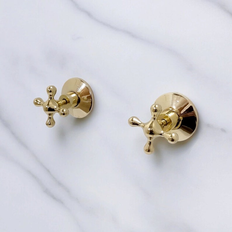 Artisan Unlacquered Brass Shower Set