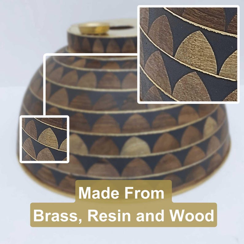 The Midnight Gold Vessel Sink Handcrafted Brass with Art Deco Scales