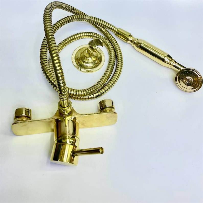 Elite Polished Gold Single Lever Shower System