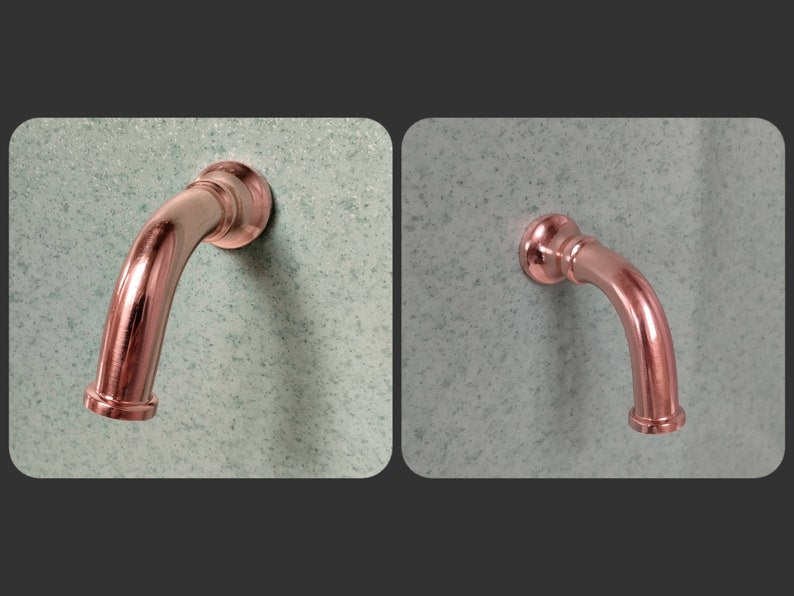 Architectural Rose Copper Shower Suite