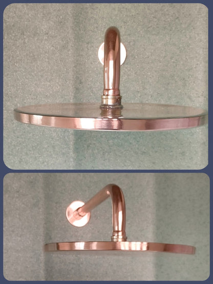 Architectural Rose Copper Shower Suite
