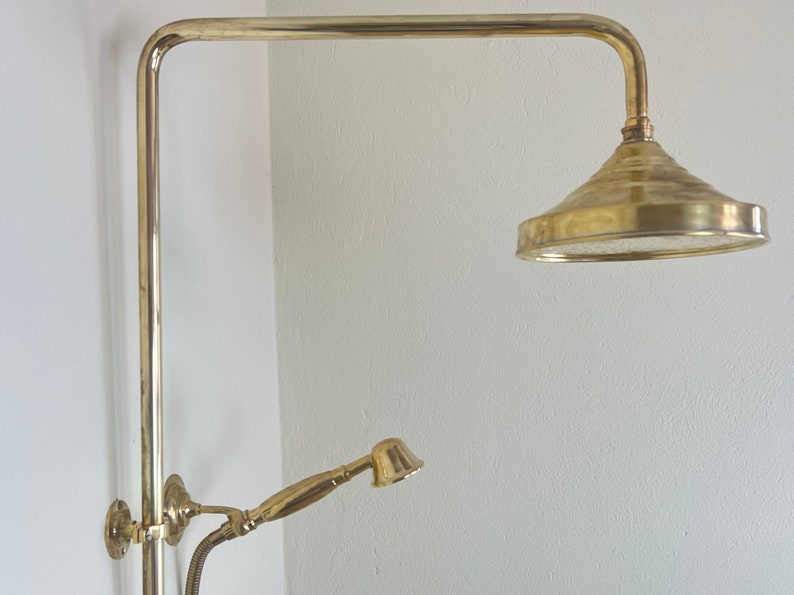 Heritage Hand-Engraved Copper Exposed Shower