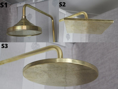Heritage Hand-Engraved Copper Exposed Shower