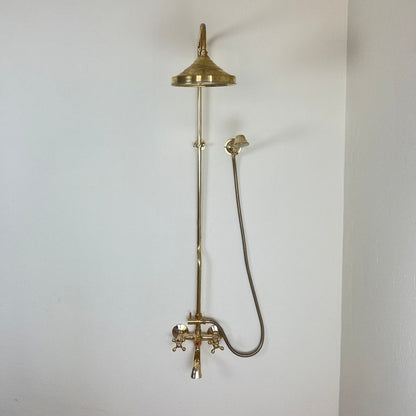 Heritage Hand-Engraved Copper Exposed Shower