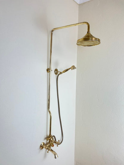 Heritage Hand-Engraved Copper Exposed Shower