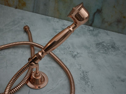 Vintage Rose Gold Handheld Shower Set