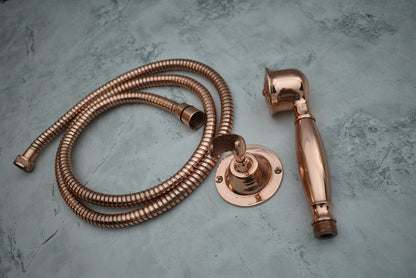 Vintage Rose Gold Handheld Shower Set