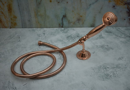 Vintage Rose Gold Handheld Shower Set