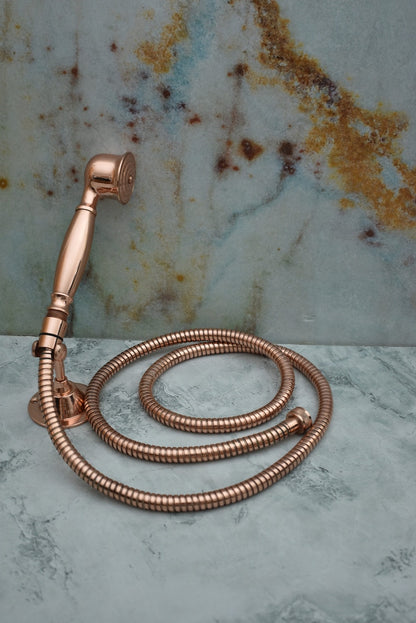 Vintage Rose Gold Handheld Shower Set