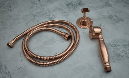 Vintage Rose Gold Handheld Shower Set