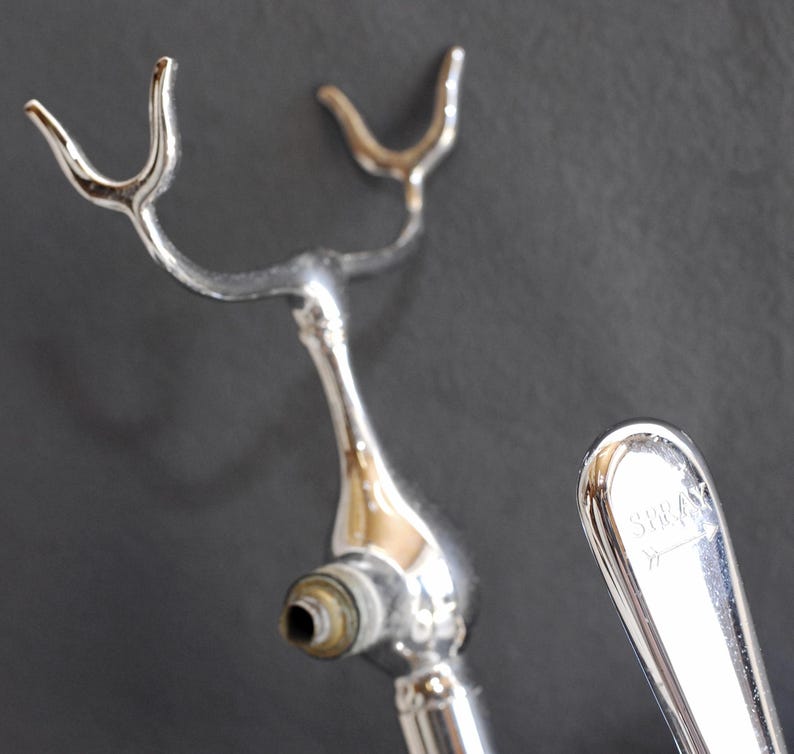 Vintage Chrome Deck-Mount Tub Filler with Handheld Shower