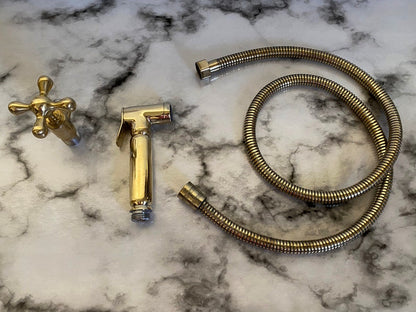 Elite Polished Gold Bidet Sprayer Set