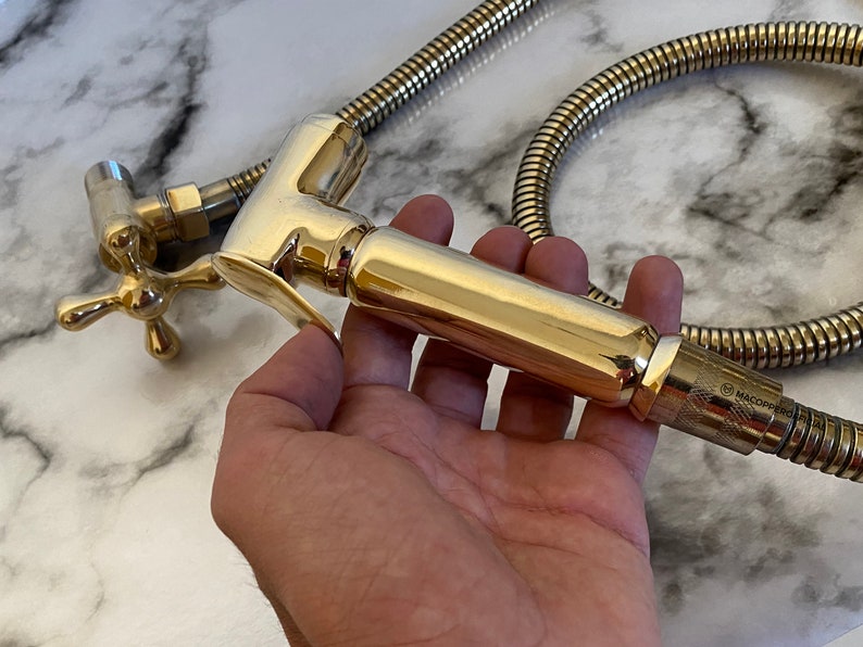 Elite Polished Gold Bidet Sprayer Set