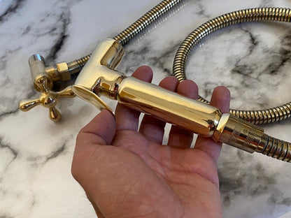 Elite Polished Gold Bidet Sprayer Set