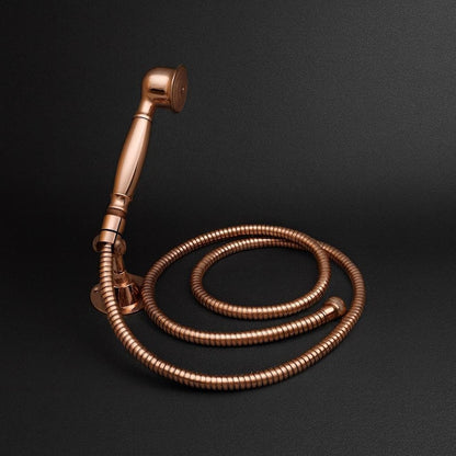 Handcrafted Rose Gold Handheld Shower Set