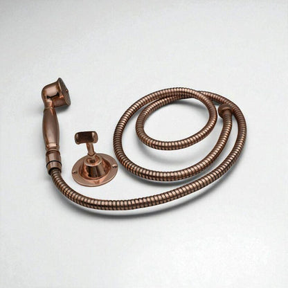 Handcrafted Rose Gold Handheld Shower Set