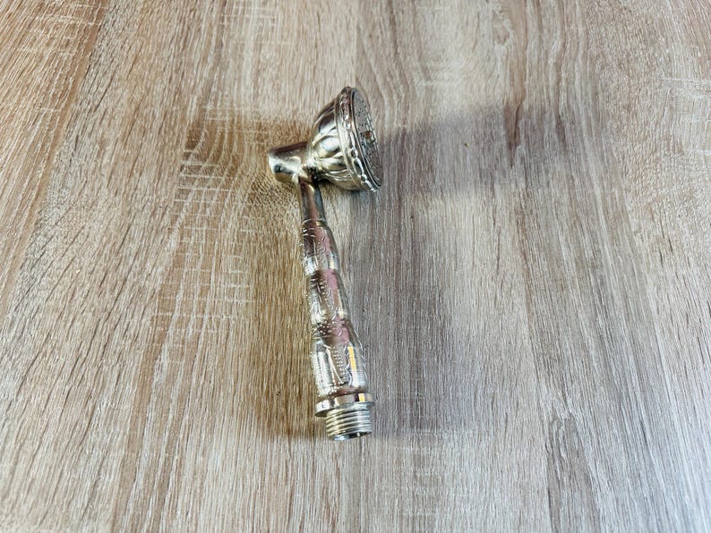 Sterling Grace: Hand-Engraved Moroccan Silver Shower Wand