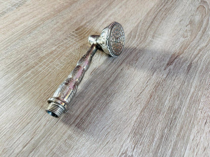 Sterling Grace: Hand-Engraved Moroccan Silver Shower Wand