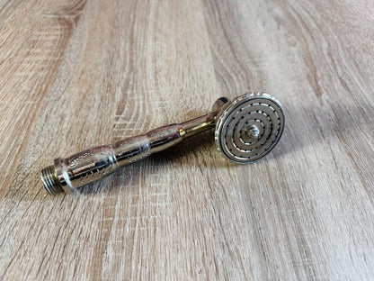 Sterling Grace: Hand-Engraved Moroccan Silver Shower Wand
