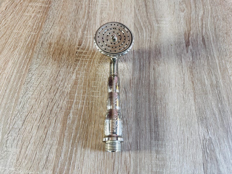 Sterling Grace: Hand-Engraved Moroccan Silver Shower Wand