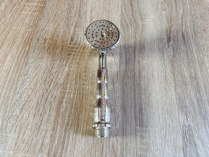 Sterling Grace: Hand-Engraved Moroccan Silver Shower Wand