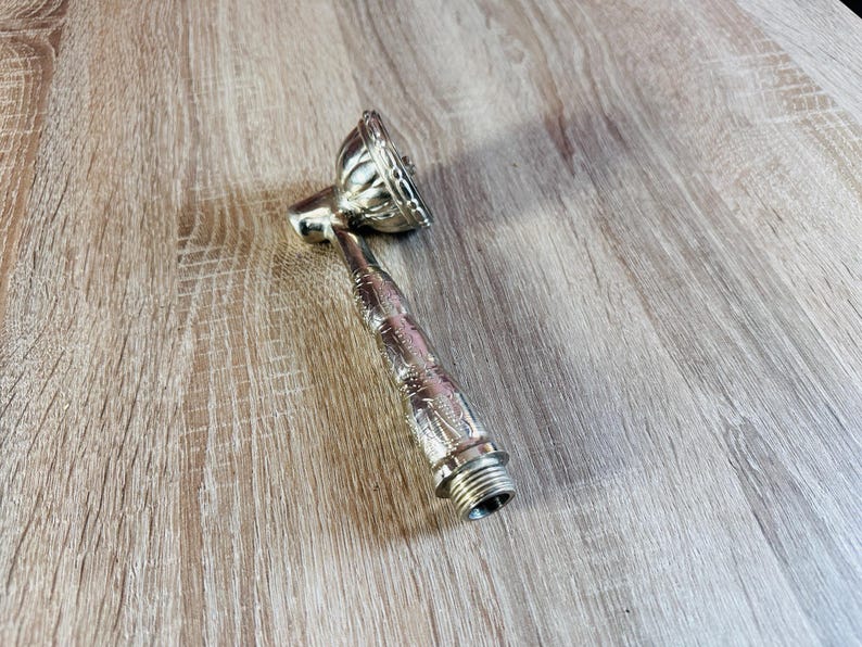 Sterling Grace: Hand-Engraved Moroccan Silver Shower Wand