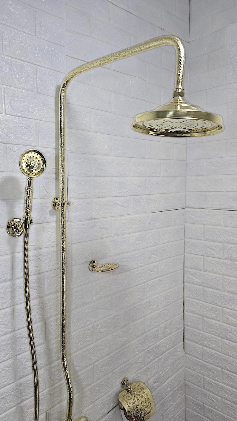 Artisan Moroccan Copper Bathroom Suite