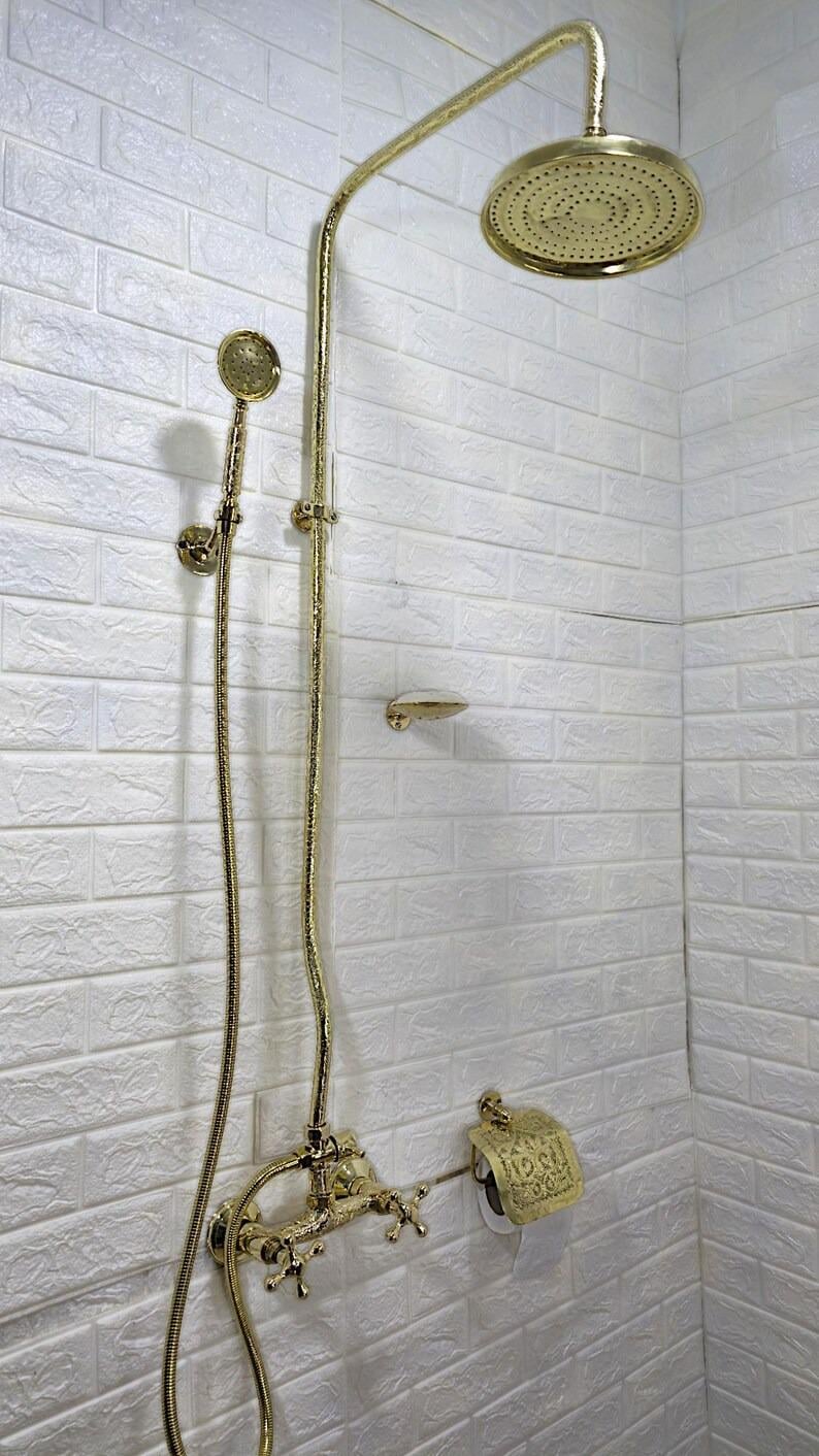 Artisan Moroccan Copper Bathroom Suite
