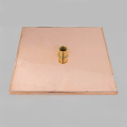 Luxury Copper Rainfall Shower Head with Brass Wall Arm