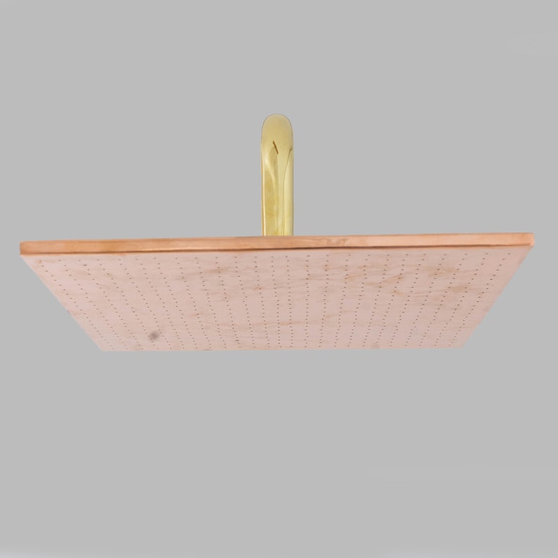 Luxury Copper Rainfall Shower Head with Brass Wall Arm