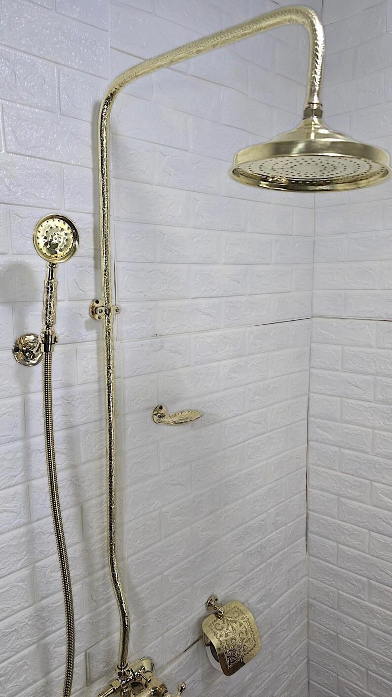Artisan Moroccan Copper Bathroom Suite
