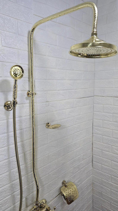 Artisan Moroccan Copper Bathroom Suite