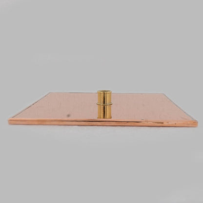 Luxury Copper Rainfall Shower Head with Brass Wall Arm