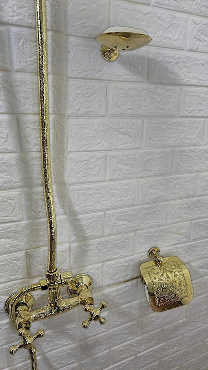 Artisan Moroccan Copper Bathroom Suite