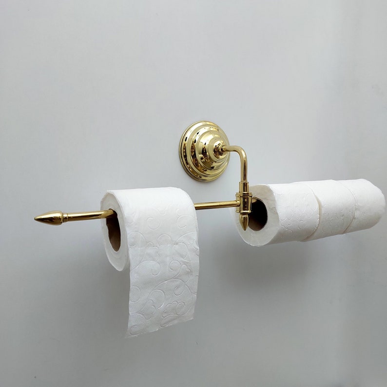 Exquisite Polished Brass Multi-Roll Toilet Paper Holder