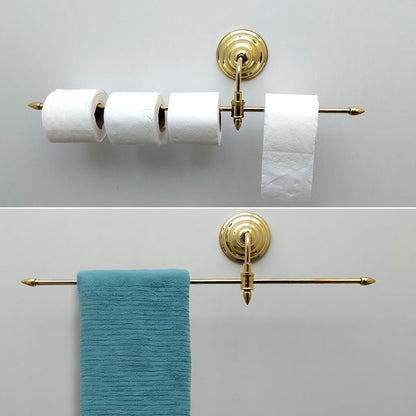 Exquisite Polished Brass Multi-Roll Toilet Paper Holder
